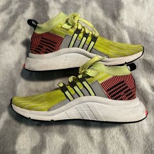 Adidas EQT SUPPORT yellow orange YOUTH US 6 fit like women’s US 7.5